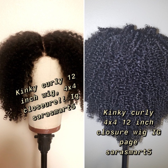 I sell good quality virgin hair! 12inch KC wig